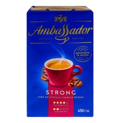 Кофе молотый Ambassador Strong 450 г