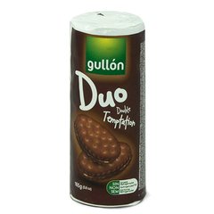 Печенье GULLON Duo сэндвич темное с шоколадным кремом 165г