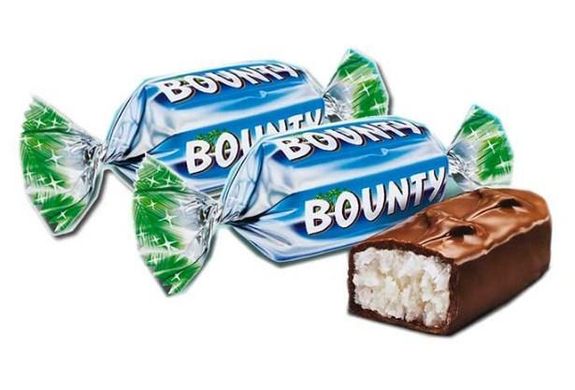 Конфеты Bounty minis 10кг/ящ