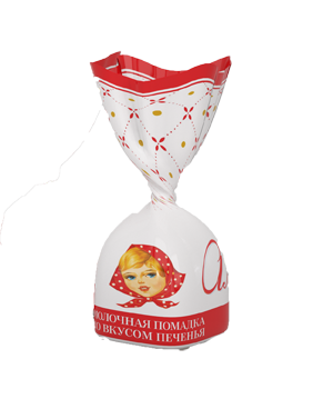 Беларусь 100 грамм Конфет "Любимая Алёнка" с печеньем Коммунарка