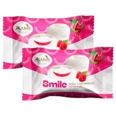 Зефір Жако Smile з малиновою начинкою ваговий 2.2 кг