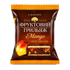 Цукерки DEMI Фруктовий Грильяж Манго 1.4кг/ящ