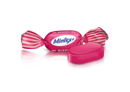 КАРАМЕЛЬ Mintex+ Berry со вкусом лесных ягод и ментола 1 кг
