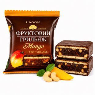 Конфеты DEMI Фруктовый Грильяж Манго 1.4 кг