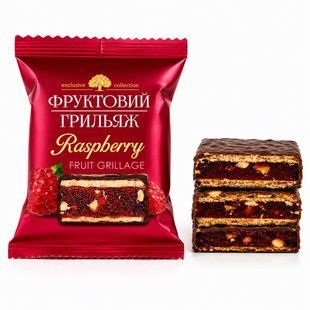 Конфеты DEMI Фруктовый Грильяж Малина 1.4 кг