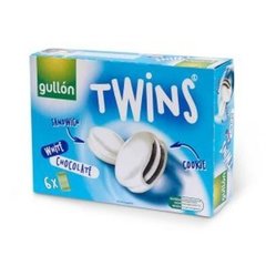 Печиво GULLON Twins сендвіч у білому шоколаді, 252 г