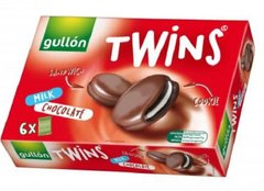 Печиво GULLON Twins сендвіч у молочному шоколаді, 252 г