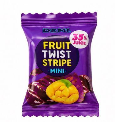 Пастила фруктовая  DEMI Fruit Twist Mini с соком манго 1 кг