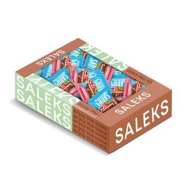 Цукерки Chuvs Saleks із апельсиновим соком 1,4кг/ящ