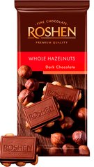Шоколад Чорний з Цілими Лісовими Горіхами 90 г Roshen