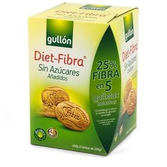 Печенье GULLON без сахара Diet Fibra, 450г