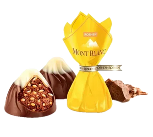 Конфеты Рошен Монблан с шоколадом и сезамом 1 кг