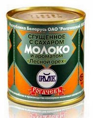 Білорусь Білоруська згущене молоко "Лісовий горіх" 8,5% Рогачов 380 гр
