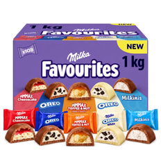 Шоколадные конфеты ассорти Milka Favourites, 108 шт., 1 кг