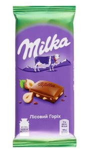 Шоколад Milka Лесной орех молочный 90г