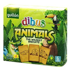 Печенье DIBUS Animals, GULLON 600г
