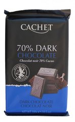 Шоколад Cachet №45 чорний 70%, 300г