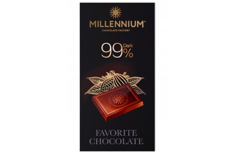 Шоколад Millennium Favorite 99% чёрный 100 г