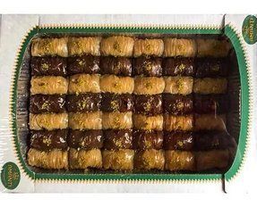 Пахлава Ассорти Amanti с какао, грецким орехом и фисташками 1 кг