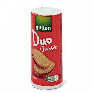 Печенье GULLON Duo светлое с шоколадным кремом, 145г